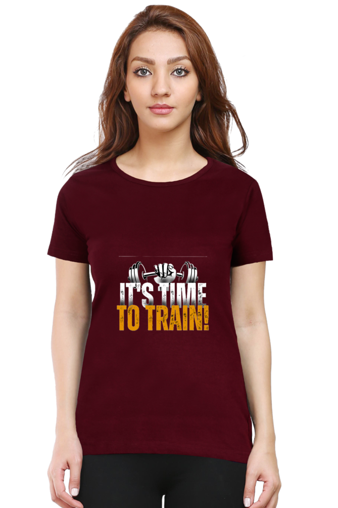 Women's "IT's TIME TO TRAIN" T-shirt