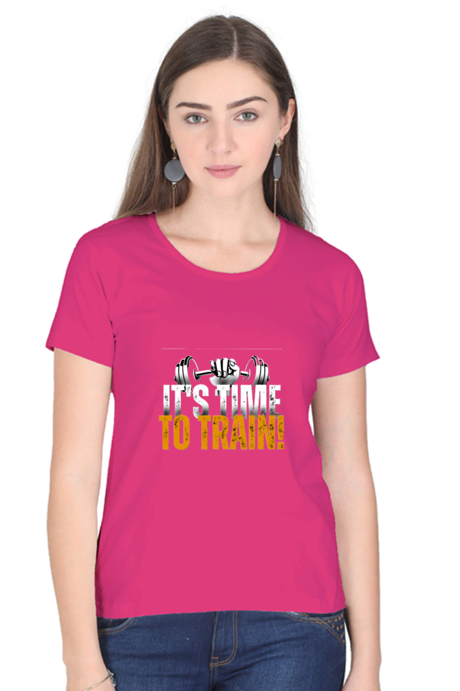 Women's "IT's TIME TO TRAIN" T-shirt