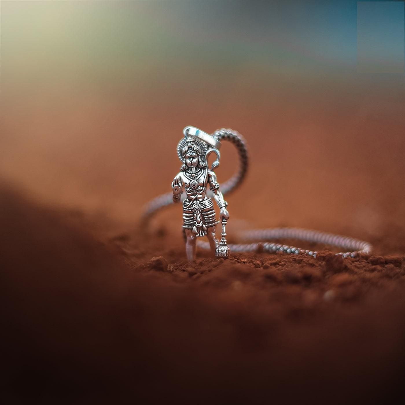 Lord Hanuman Pendant with Chain - Premium collection