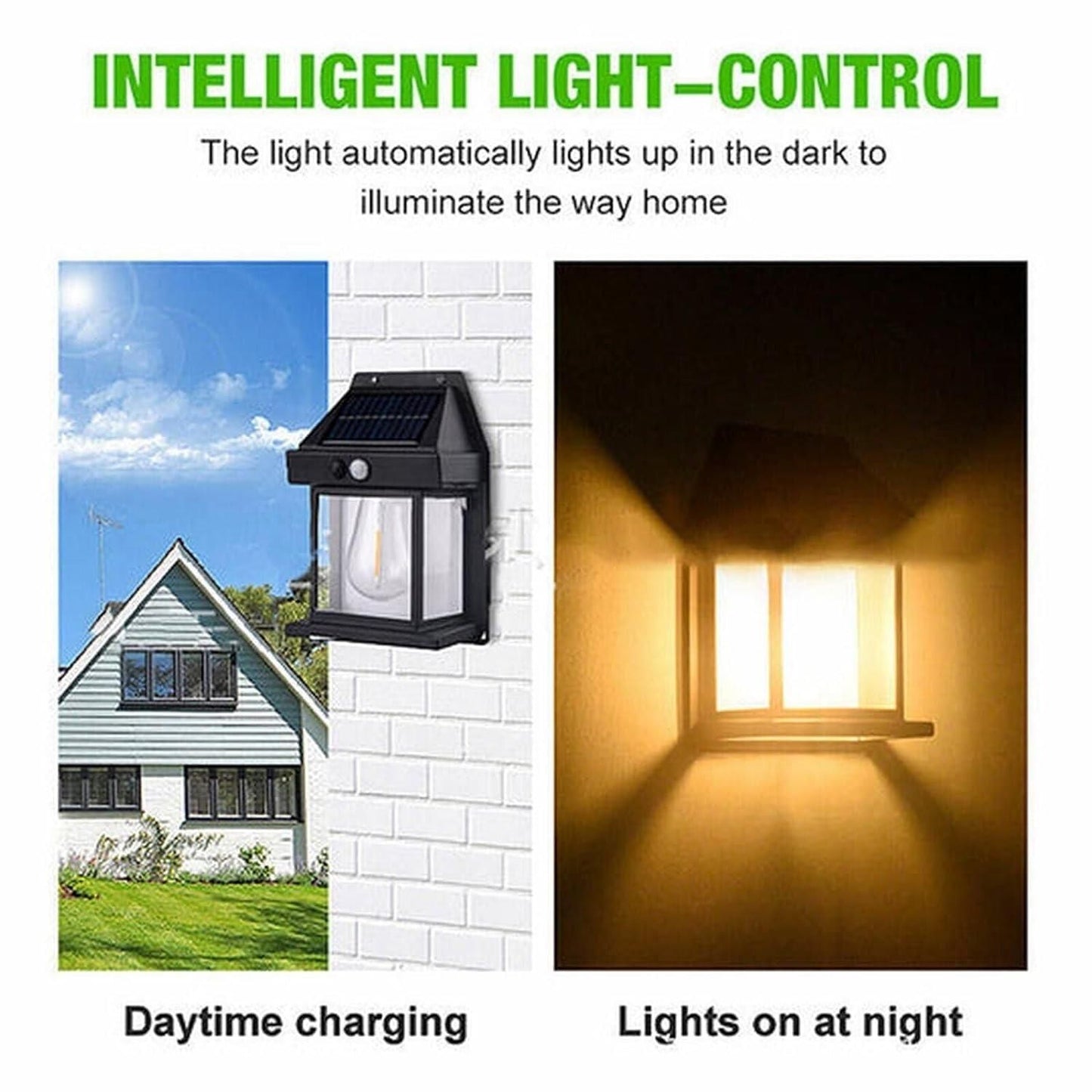 Solar Light Outdoor Wall Light - Gadget