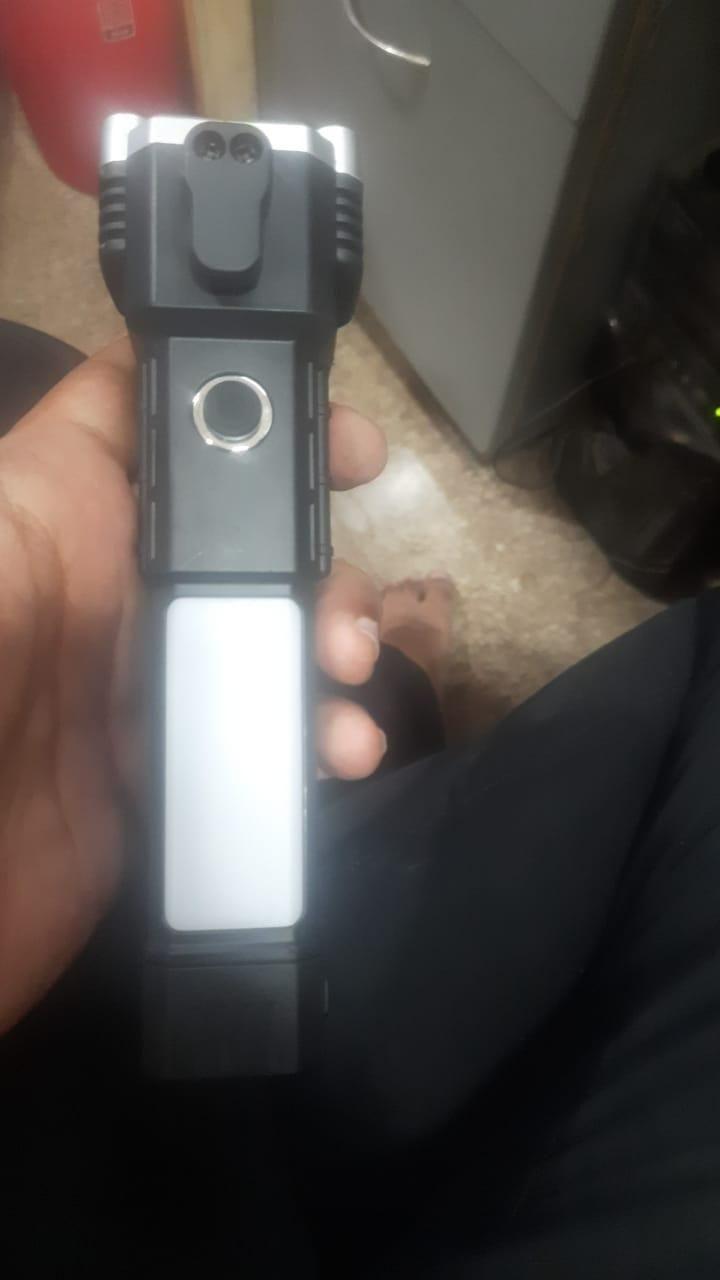 Portable Rechargeable Torch LED Flashlight - Gadget