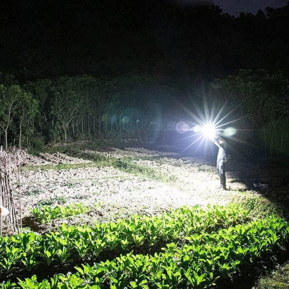 Portable Rechargeable Torch LED Flashlight - Gadget
