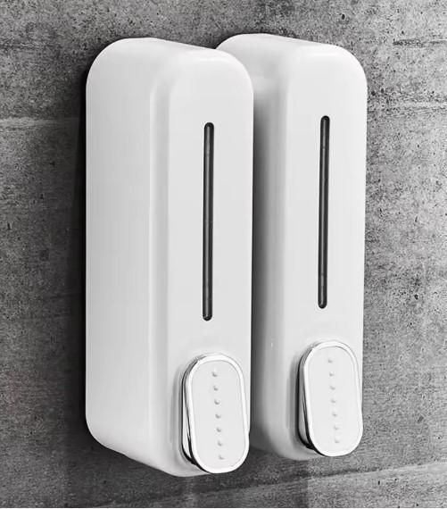 Press Wall-Mounted Dispenser Soap Manual (Pack of 2) -Kitchen & Bathroom