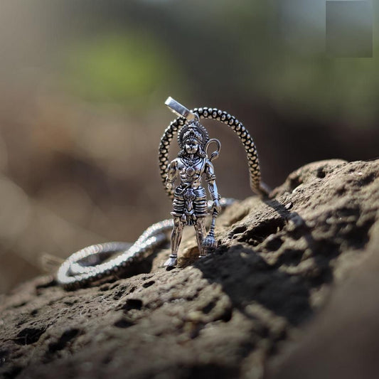 Lord Hanuman Pendant with Chain - Premium collection